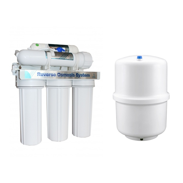 Purificator de apa cu osmoza inversa, non-electric, 5 stadii pentru apa de retea 100flow - Krausen