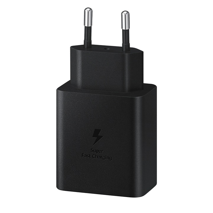 Адаптер за зарядно устройство Samsung USB-C Plug за Samsung Galaxy S22 5G, 45W, зарядно за адаптер за пътуване, супер бързо зареждане, черен