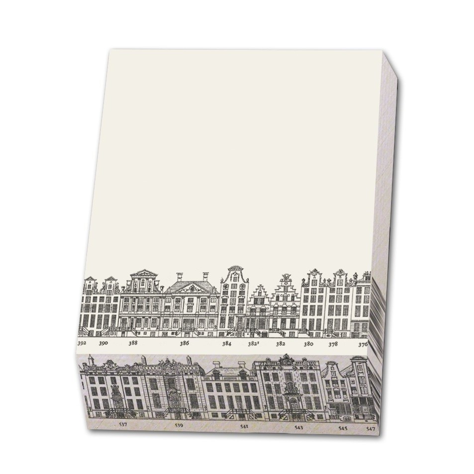 Bloc notite 164 file Grachtenpandjes, Caspar Philips Jacobszoon