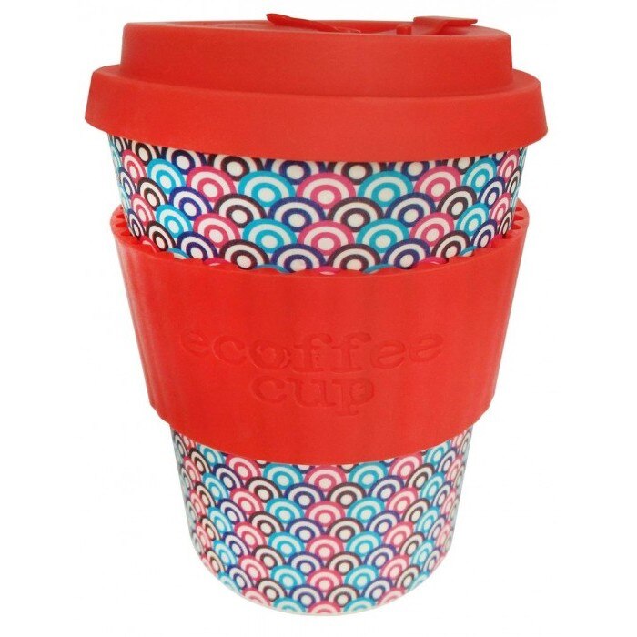 Cana de voiaj cu capac - 12Oz Diggi Palace Red