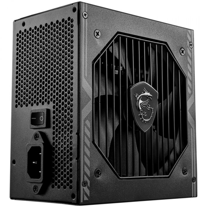 Захранващ блок MSI MAG A550BN, 550W, 80 Plus Bronze, 120mm Low Noise Fan, Protections: OCP/OVP/OPP/OTP/SCP, Dimensions: 150mmx140mmx86mm, 5Y Warranty MAG_A550BN