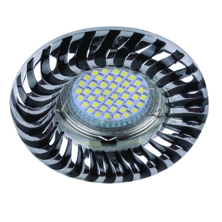 Halogén lámpa Lightex HL2204CH/BL, MR16, GX5.3, alumínium, ф60mm, króm