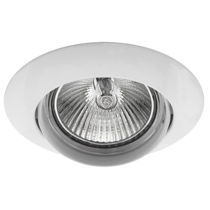 Halogén mozgó hold Lightex HL200W, MR16, GX5.3, 84x84mm, fehér