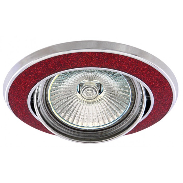 Halogén mozgatható hold Lightex HL4603SR, MR16, GX5.3, f85mm, piros