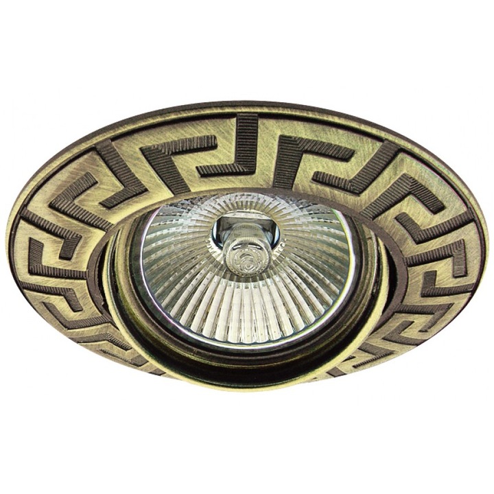 Halogén Moving Moon Lightex HL602GAB, MR16, GX5.3, φ86mm, Antik zöld