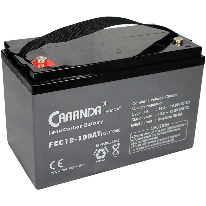 Acumulator Plumb Carbon FCC12-100AT 12V 100Ah