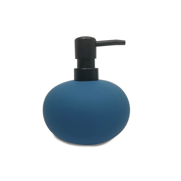 Folyékony szappanadagoló, Frandis, kerámia, kék/fekete, Stone modell 196738