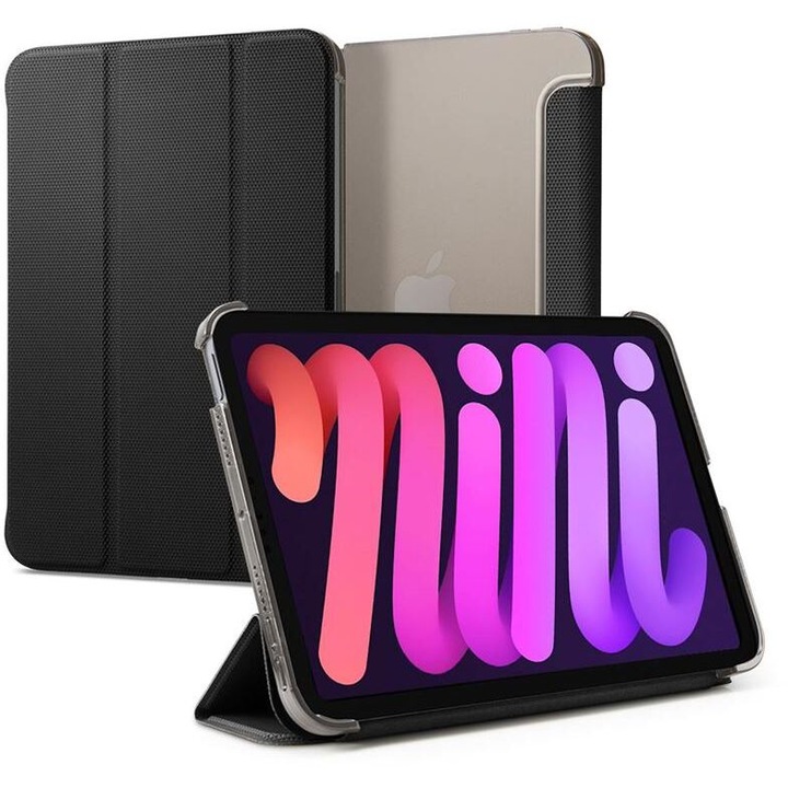 Калъф Spigen Liquid Air Folio, за iPad mini 6 2021, черен