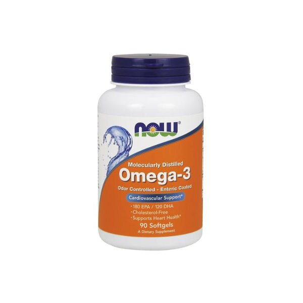 Omega3 MD Диетична добавка, Now Foods, 1000 mg, 90 капсули eMAG.bg