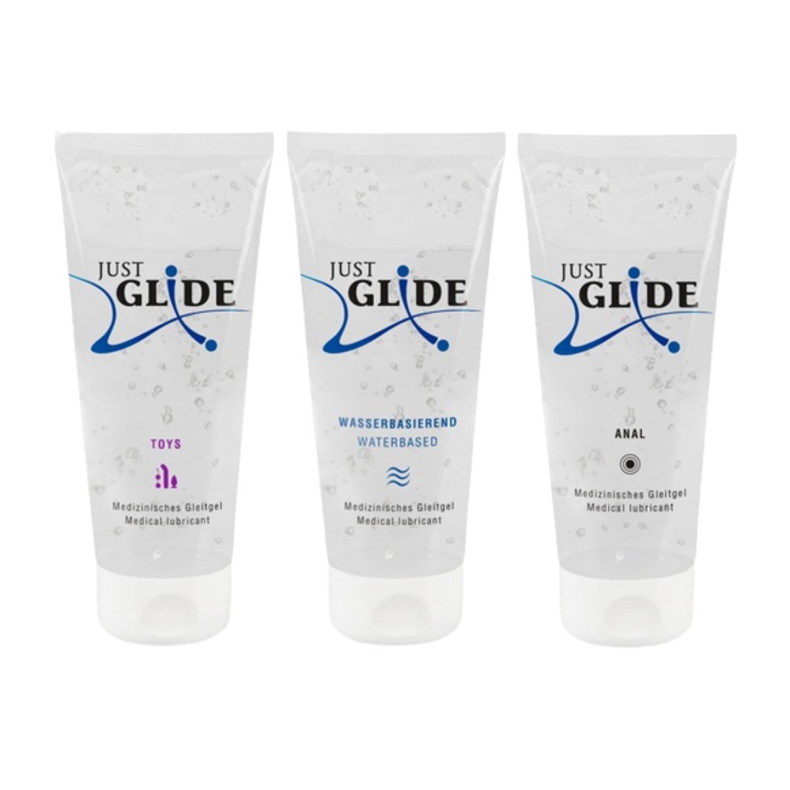 Just Glide síkosító készlet, 3 db, 3 x 200 ml