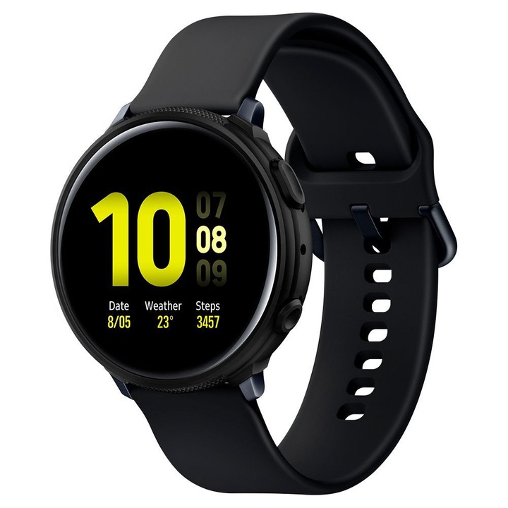 Samsung Galaxy Watch Active 2 (44 mm), Spigen Liquid Air tok, matt fekete