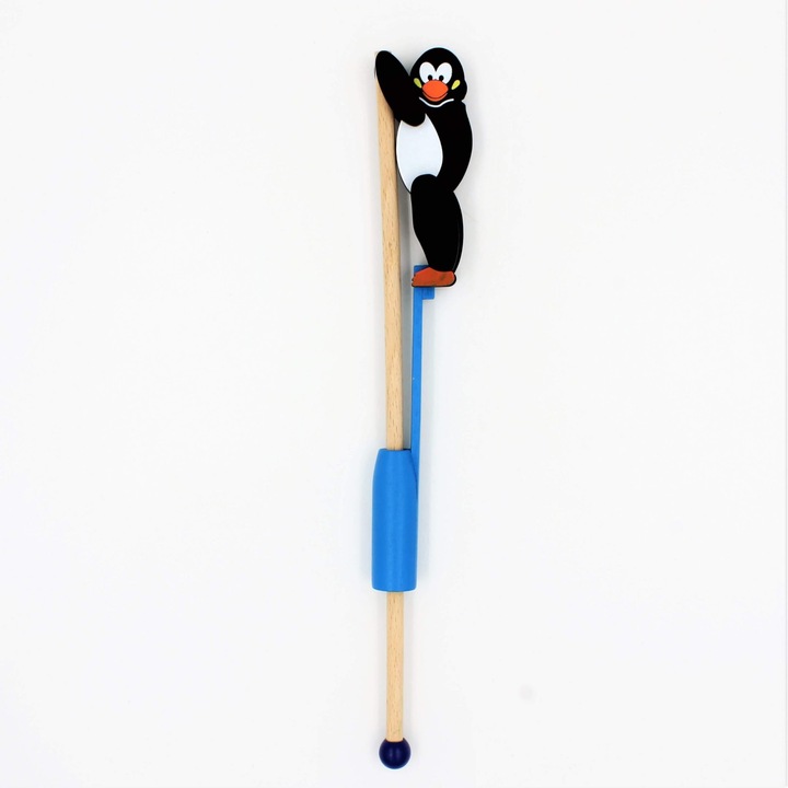 Jucarie din lemn Acrobat Animal Pinguin
