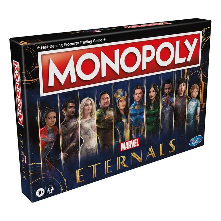 Társasjáték, Monopoly Eternals, 2-6 játékos, fekete