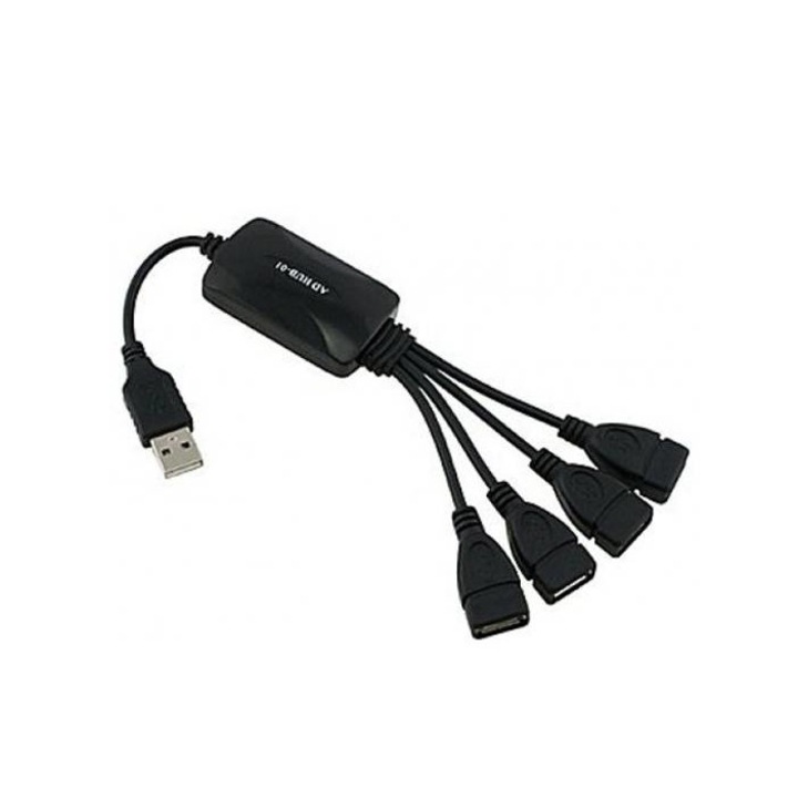 Разклонител, USB HUB, 4xUSB, 0.2m