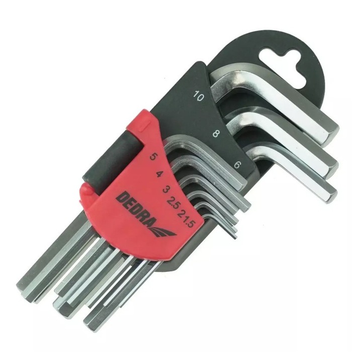 Dedra imbuszkulcs készlet 1.5-10 mm 9 db-os