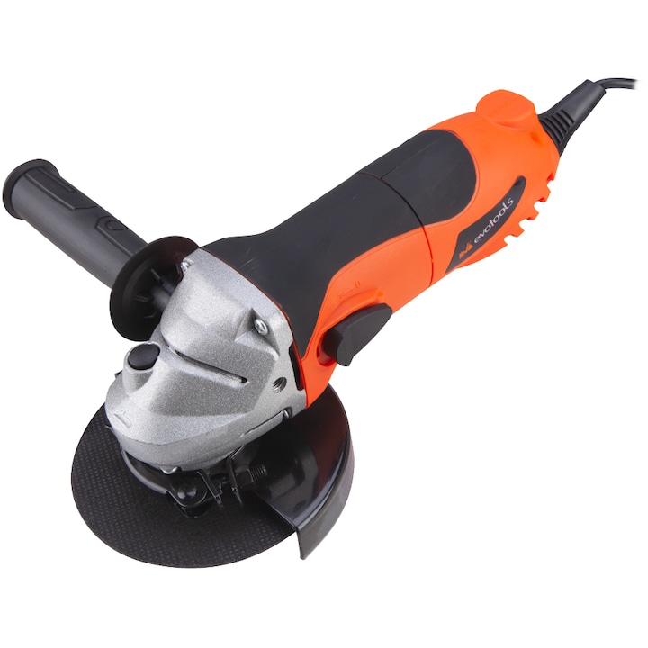 Polizor Unghiular AG 125 EPTO EvoTools, 630W, 12000 rpm, 125 mm diametru disc, 2 discuri de taiere metal