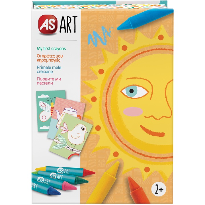Комплект за рисуване AS Art - Моите първи пастели