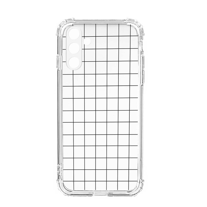 Husa BestCase® Anti Shock, Compatibila Cu Samsung Galaxy S23, Grid, Rezistenta La Socuri, Protectie Camera, AS 15