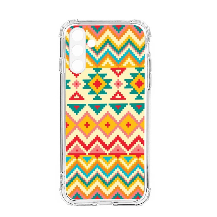 Husa BestCase® Anti Shock, Compatibila Cu Samsung Galaxy S23, Aztec, Rezistenta La Socuri, Protectie Camera, AS 11