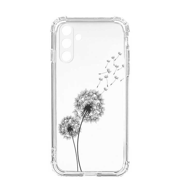 Husa BestCase® Anti Shock, Compatibila Cu Samsung Galaxy S23, Dandelion, Rezistenta La Socuri, Protectie Camera, AS 22