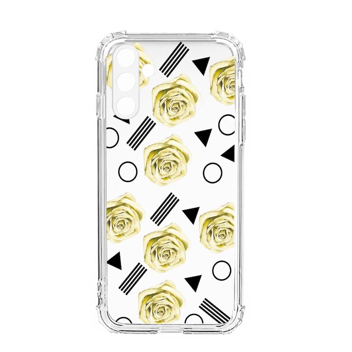 Husa BestCase® Anti Shock, Compatibila Cu Samsung Galaxy S23, Yellow Rose, Rezistenta La Socuri, Protectie Camera, AS 137
