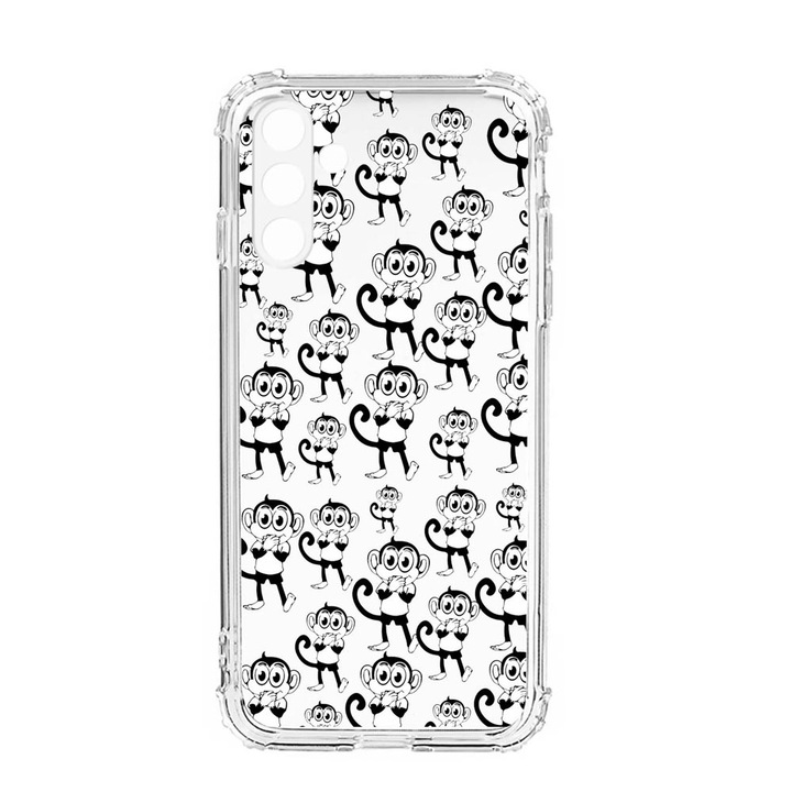 Husa BestCase® Anti Shock, Compatibila Cu Samsung Galaxy S23, Monkeys, Rezistenta La Socuri, Protectie Camera, AS 142