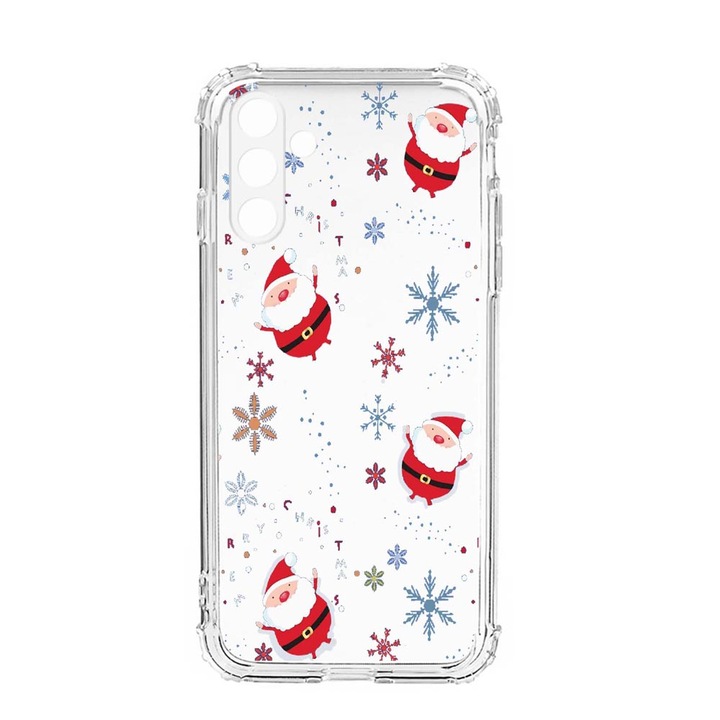 Husa BestCase® Anti Shock, Compatibila Cu Samsung Galaxy S23, Xmas - Santa Claus, Rezistenta La Socuri, Protectie Camera, AS 308