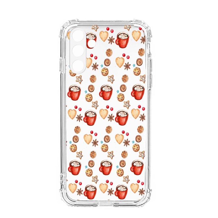 Husa BestCase® Anti Shock, Compatibila Cu Samsung Galaxy S23, Xmas, Rezistenta La Socuri, Protectie Camera, AS 343