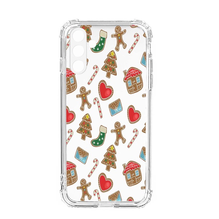 Husa BestCase® Anti Shock, Compatibila Cu Samsung Galaxy S23, Xmas, Rezistenta La Socuri, Protectie Camera, AS 353