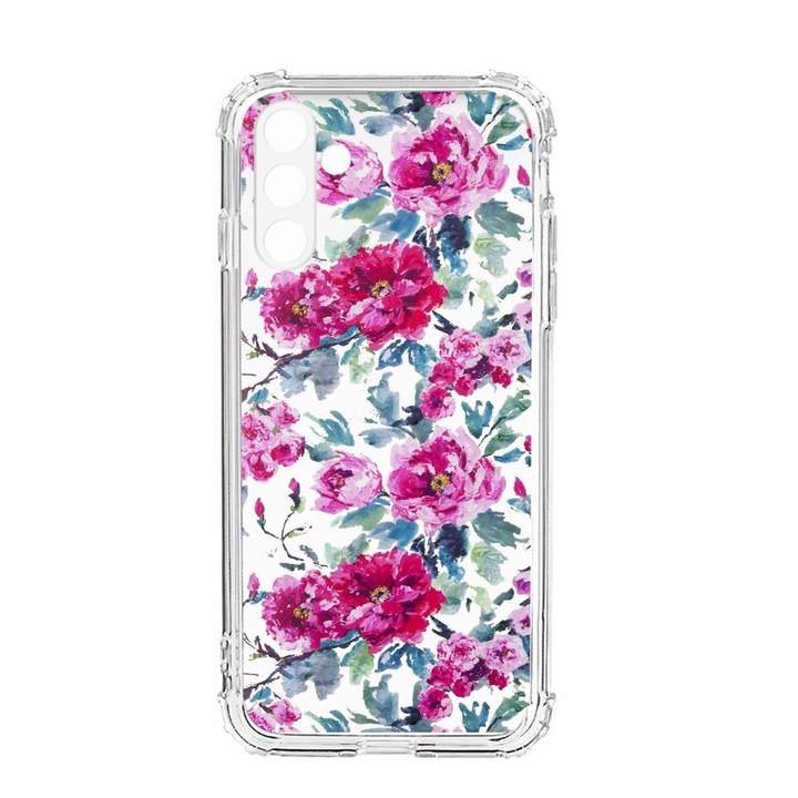 Husa BestCase® Anti Shock, Compatibila Cu Samsung Galaxy S23, Pastel Colors Collection Flowers, Rezistenta La Socuri, Protectie Camera, AS 507