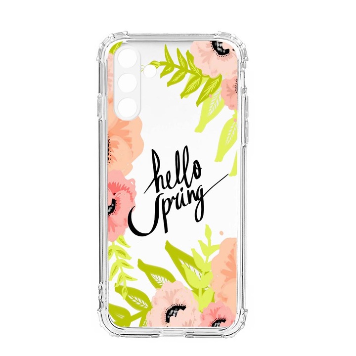 Husa BestCase® Anti Shock, Compatibila Cu Samsung Galaxy S23, Hello Spring, Rezistenta La Socuri, Protectie Camera, AS 685