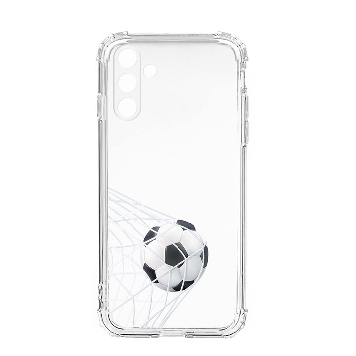 Husa BestCase® Anti Shock, Compatibila cu Samsung Galaxy S23, Football - Goooaaall, Rezistenta La Socuri, Protectie Camera, AS 775