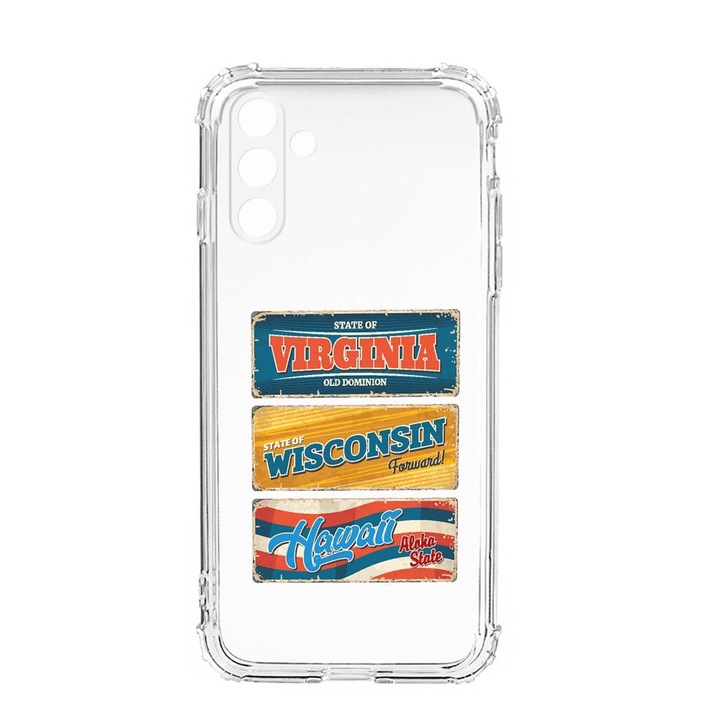 Husa BestCase® Anti Shock, Compatibila cu Samsung Galaxy S23, License Plate Number, Rezistenta La Socuri, Protectie Camera, AS 815