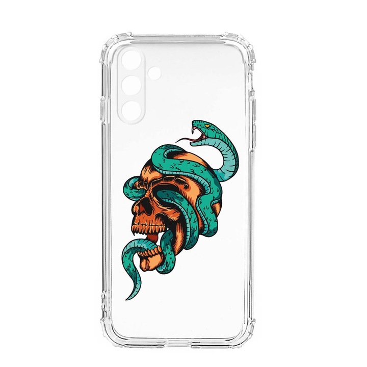 Husa BestCase® Anti Shock, Compatibila cu Samsung Galaxy S23, Skull, Rezistenta La Socuri, Protectie Camera, AS 831