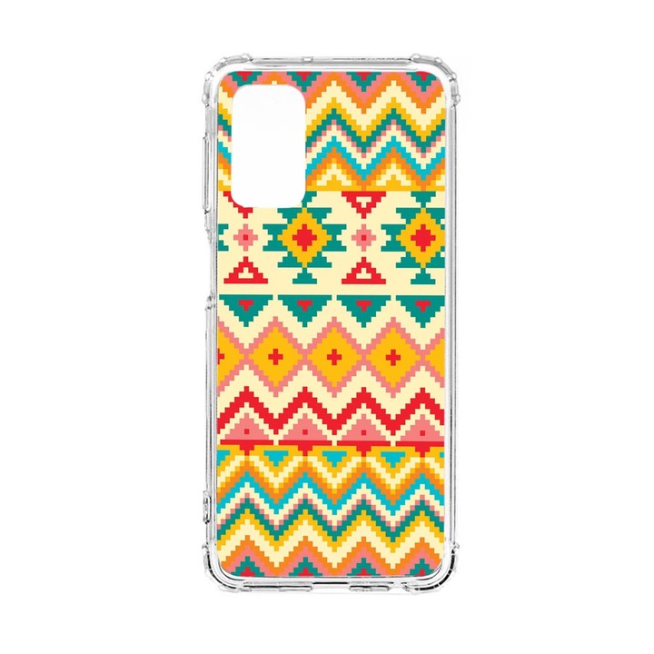 Силиконов калъф Unique за Samsung Galaxy M32 5G, Aztec, Anti Shock, AS 11