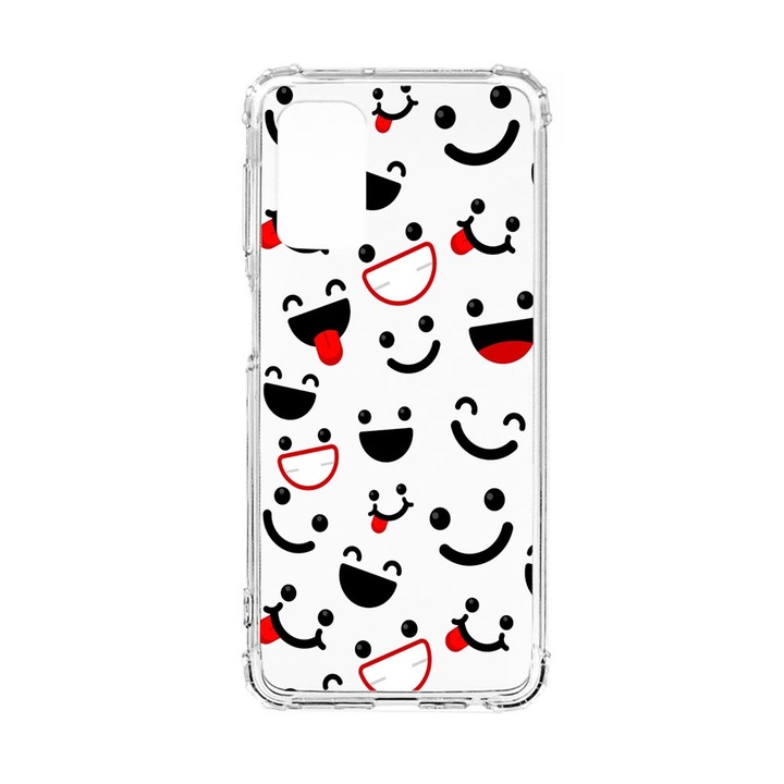 Силиконов калъф Unique за Xiaomi Redmi Note 11 Pro 5G, Be Happy, Anti Shock, AS 32