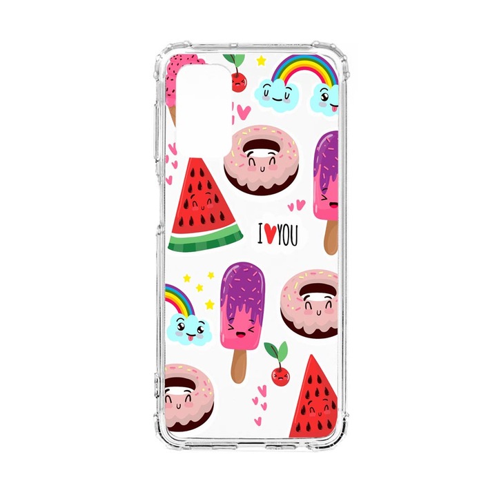 Husa Anti Shock Silicon Compatibila Cu Samsung Galaxy A52 5G / Galaxy A52 4G, Summer Feeling, Military Grade Drop Protection, AS 87