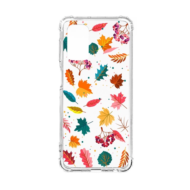 Husa Anti Shock Silicon Compatibila Cu Xiaomi Redmi Note 10 Pro, Feathers Color, Military Grade Drop Protection, AS 99