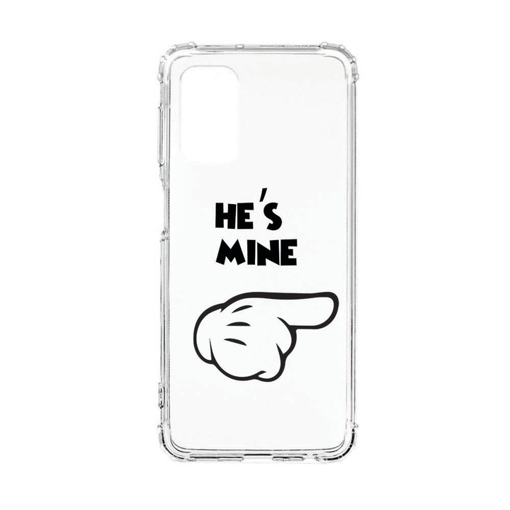 Силиконов калъф Unique за Xiaomi Redmi Note 10 Pro Max, He's Mine, Anti Shock, AS 105
