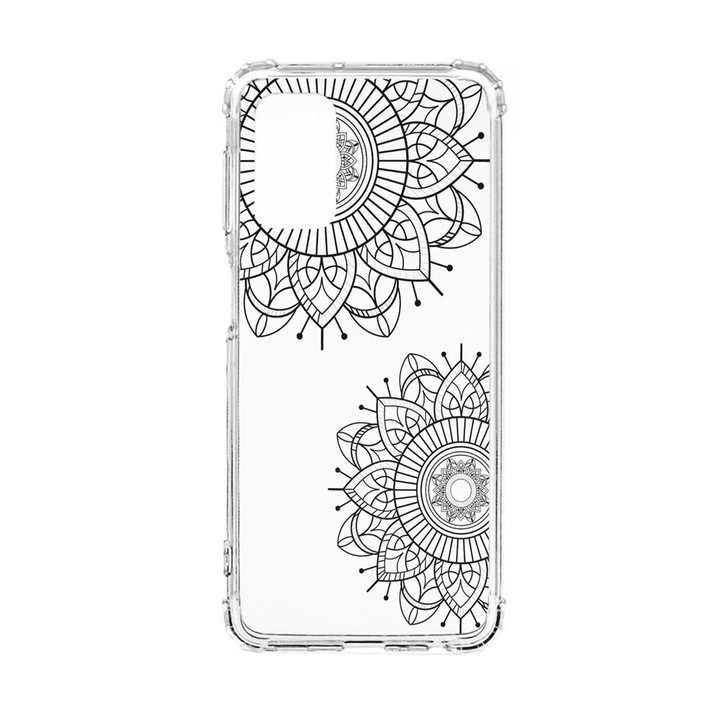 Husa Anti Shock Silicon Compatibila Cu Xiaomi Redmi Note 10 Pro, Non Figurative Flower, Military Grade Drop Protection, AS 117