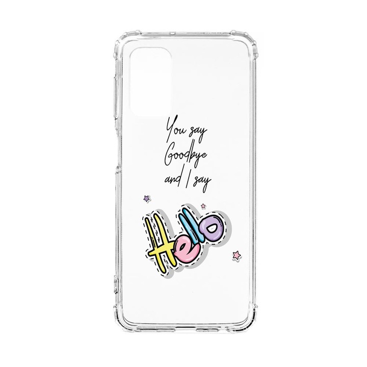 Силиконов калъф Unique за Xiaomi Redmi Note 11 Pro 5G, Say Hello, Anti Shock, AS 148
