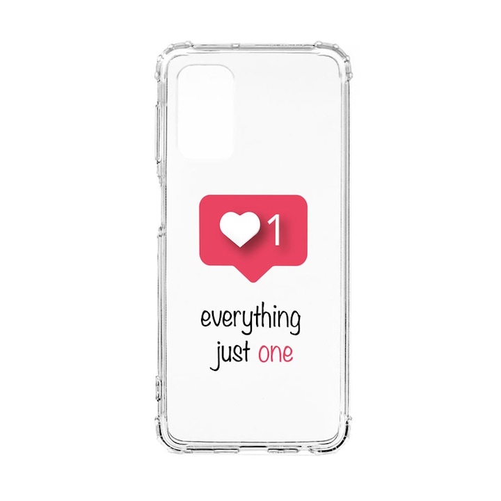 Силиконов калъф Unique за Samsung Galaxy A52s 5G, Love Notification, Anti Shock, AS 184