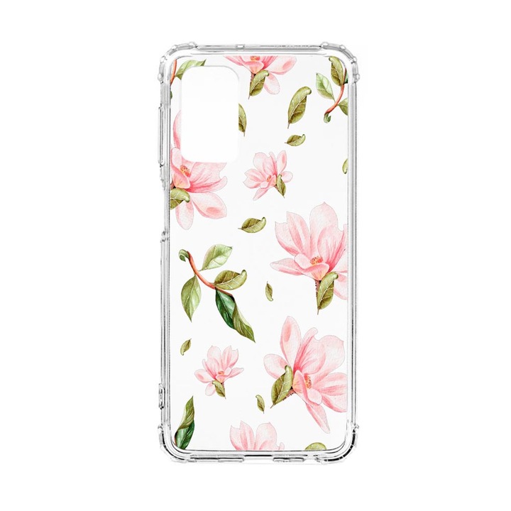 Силиконов калъф Unique за Xiaomi Redmi Note 11 Pro 5G, Flowers Collection, Anti Shock, AS 496