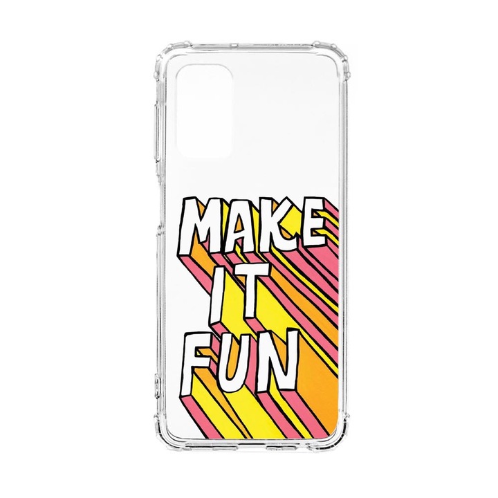 Силиконов калъф Unique за Xiaomi Redmi Note 11 Pro 5G, Make It Fun, Anti Shock, AS 494