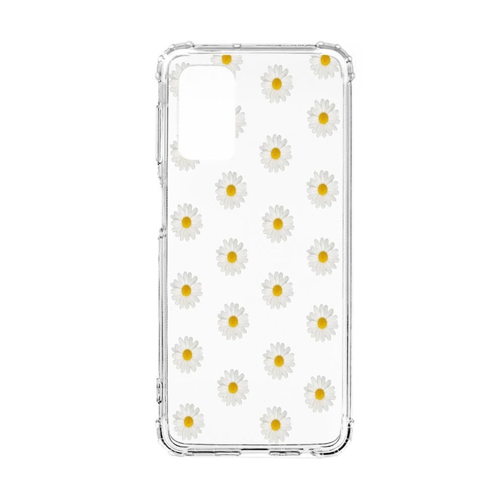 Strapabíró Anti Shock Védőtok, Samsung Galaxy A13 4G, Happy Flowers Daisy, Military Grade Drop Protection, AS 513