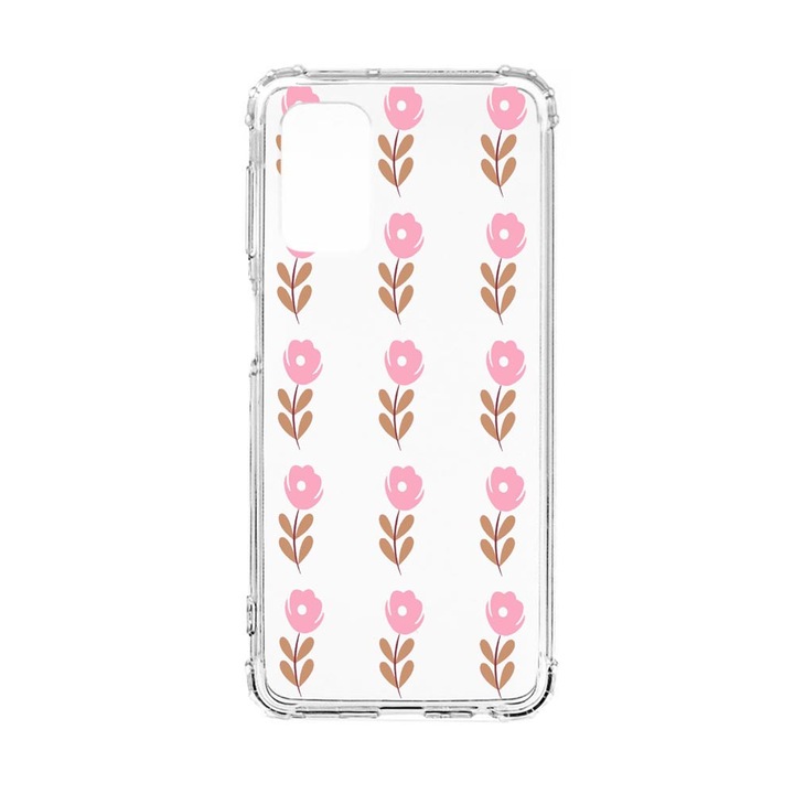 Husa Anti Shock Silicon Compatibila Cu Xiaomi 12 Pro, Flowers Pattern, Military Grade Drop Protection, AS 505