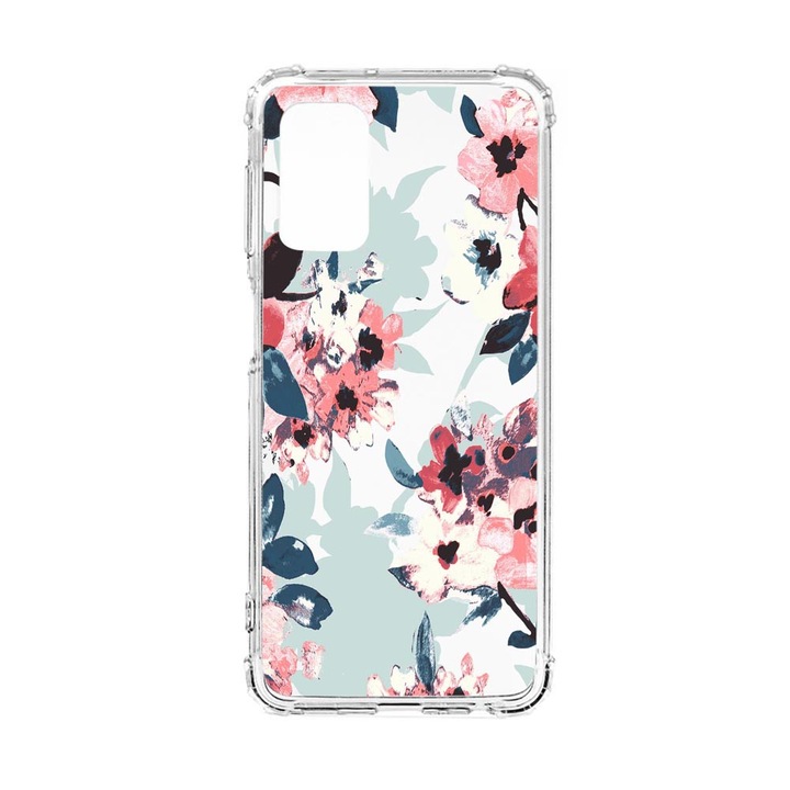 Силиконов калъф Unique за Xiaomi Redmi Note 11 Pro 5G, Pastel Colors Collection Flowers, Anti Shock, AS 508