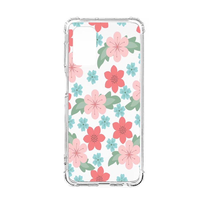 Husa BestCase® Anti Shock, Compatibila Cu Xiaomi Redmi Note 11T Pro, Pastel Colors Collection Flowers, Rezistenta La Socuri, Protectie Camera, AS 515