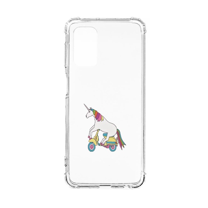 Husa BestCase® Anti Shock, Compatibila Cu Xiaomi Redmi Note 11T Pro, Unicorn On The Road, Rezistenta La Socuri, Protectie Camera, AS 528