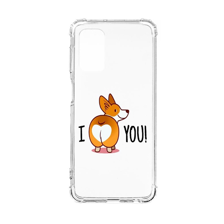 Husa Anti Shock Silicon Compatibila Cu Xiaomi Redmi Note 11S 5G, Sweet doggy Emoji, Military Grade Drop Protection, AS 593